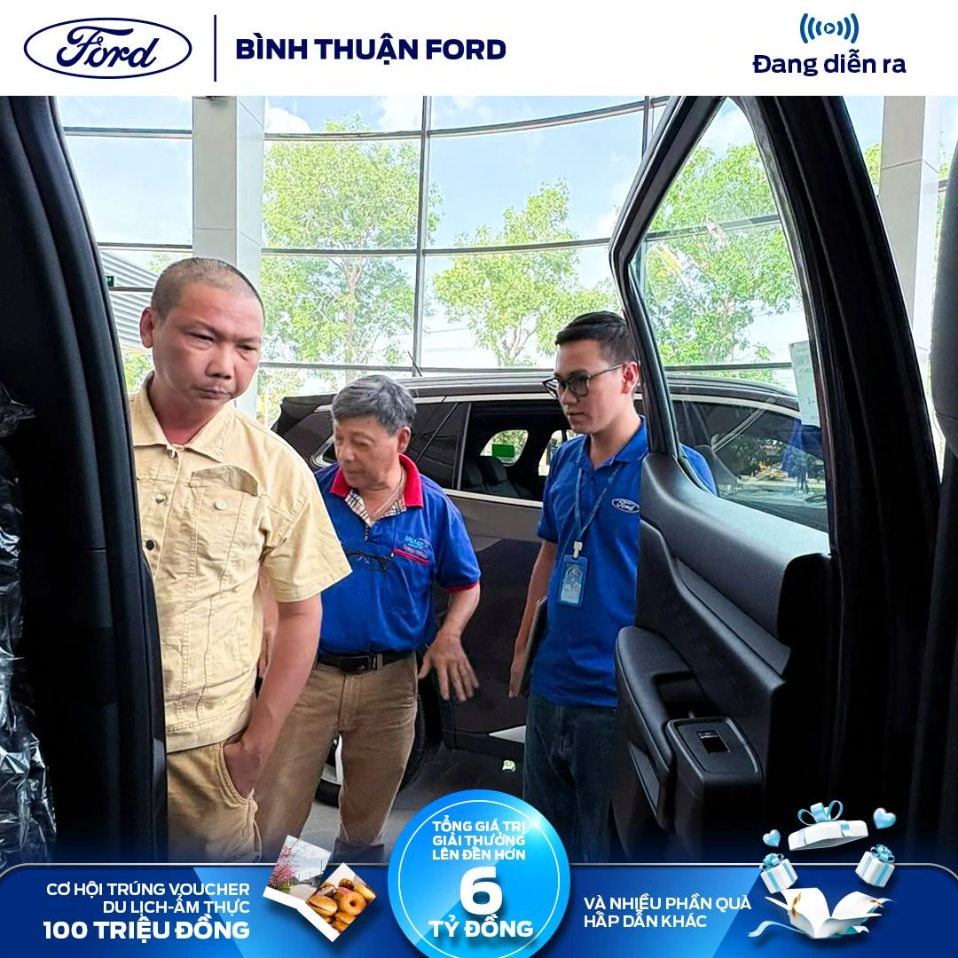Quay thuong Phieu he cung Ford