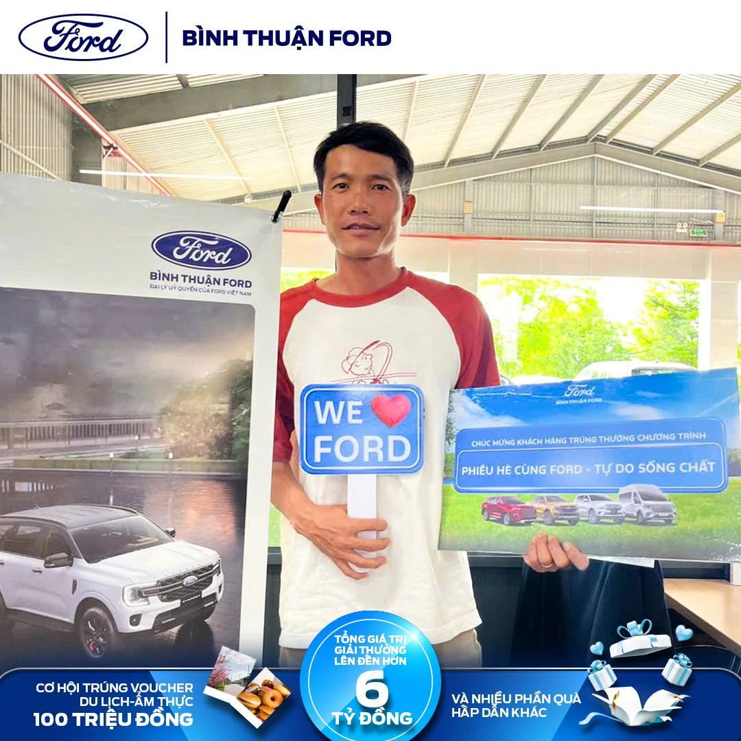Quay thuong Phieu he cung Ford