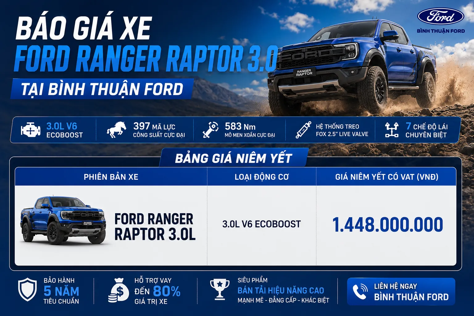 Bao gia xe Ford