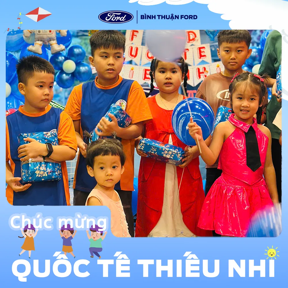 Binh Thuan Ford to chuc lien hoan Quoc te thieu nhi 2025 
