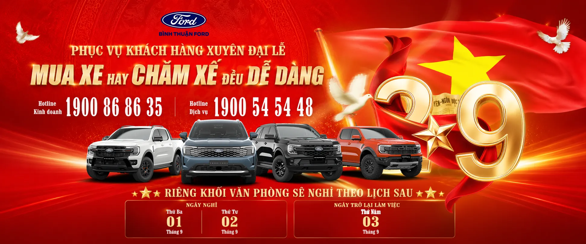 Binh Thuan Ford - Official authorized dealer of Ford in Vietnam