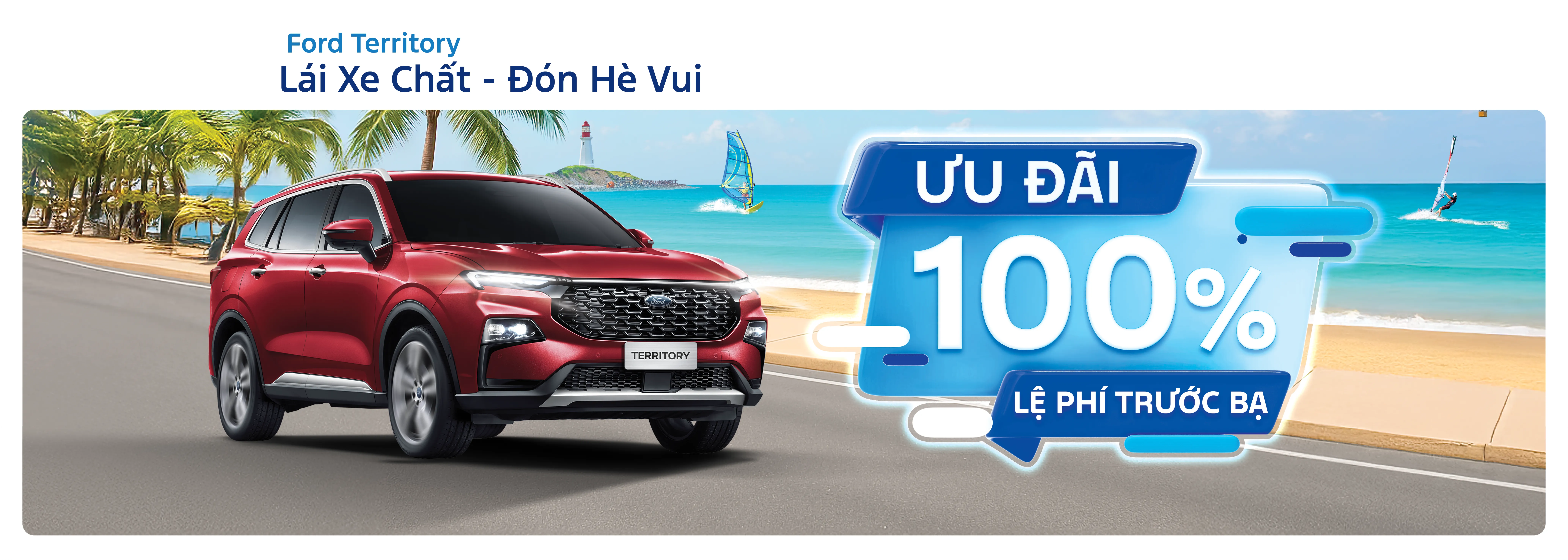 Territory ho tro 100% Le phi truoc ba