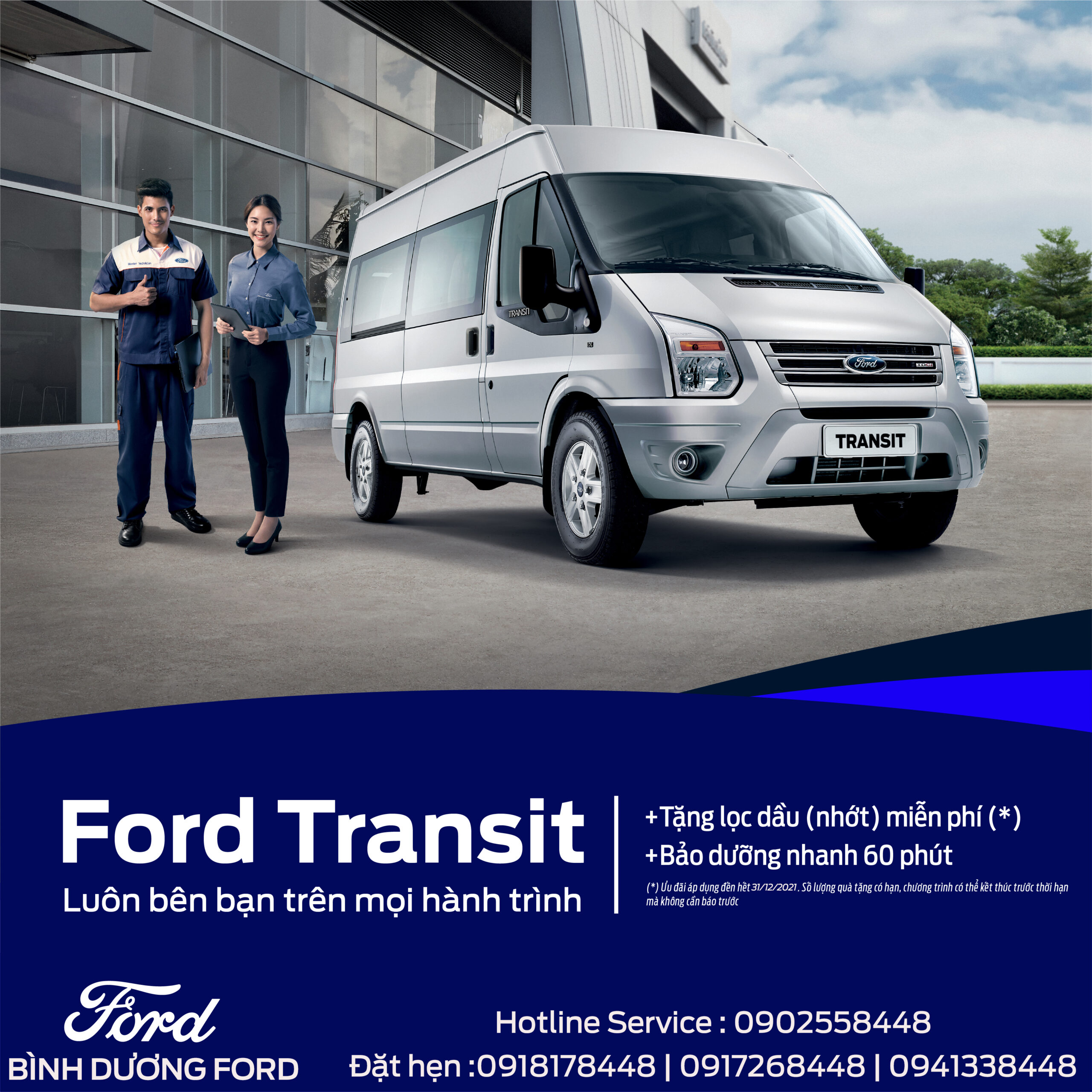 Chương trình dịch vụ dành riêng cho Ford Transit
