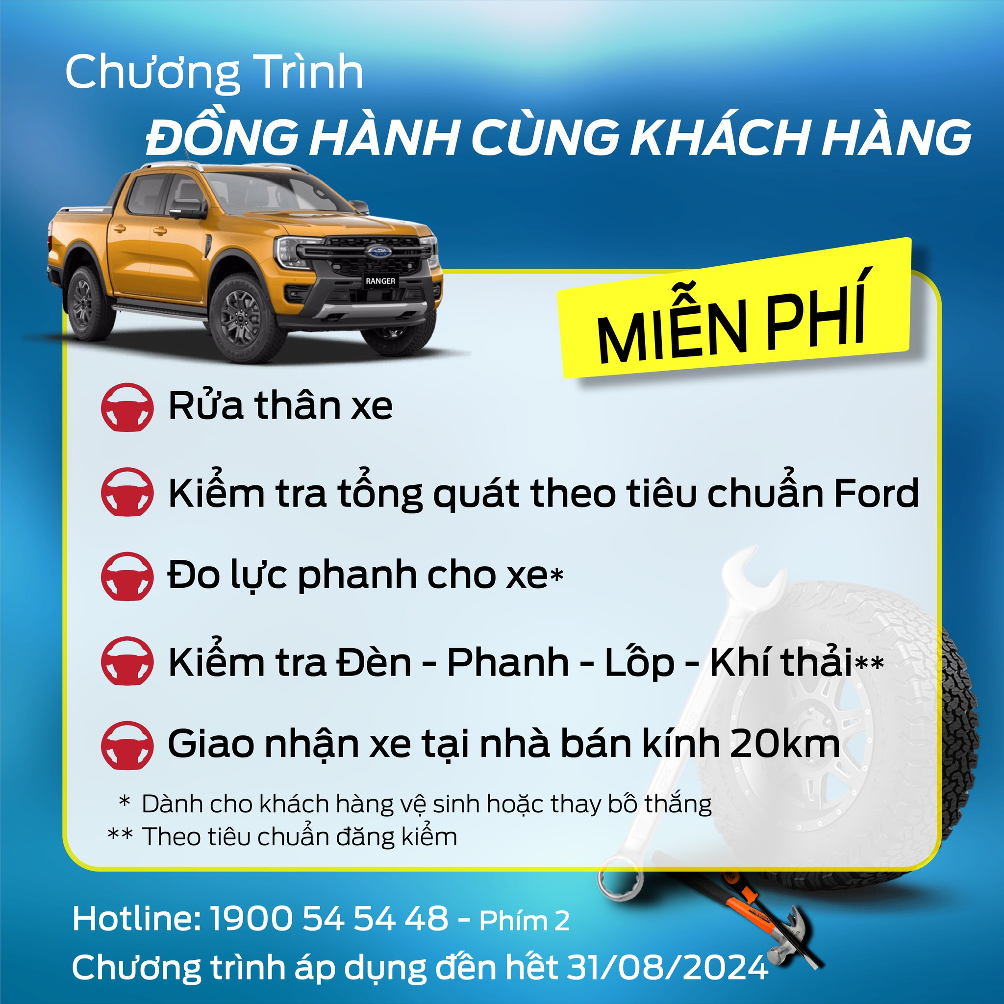 Bình Thuận Ford Đồng hành cùng khách hàng